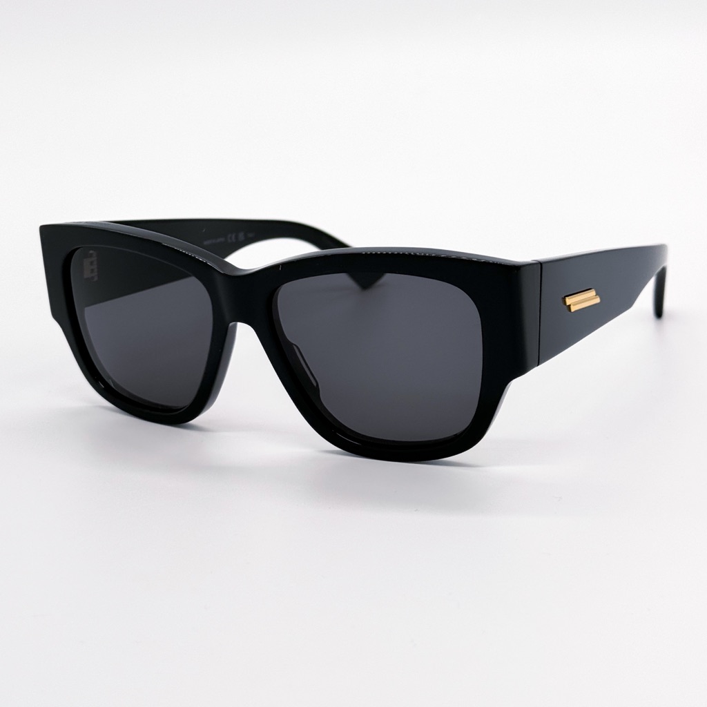 New Bottega Veneta Bv1026s 001 Black Unisex Sunglasses Bottega Veneta